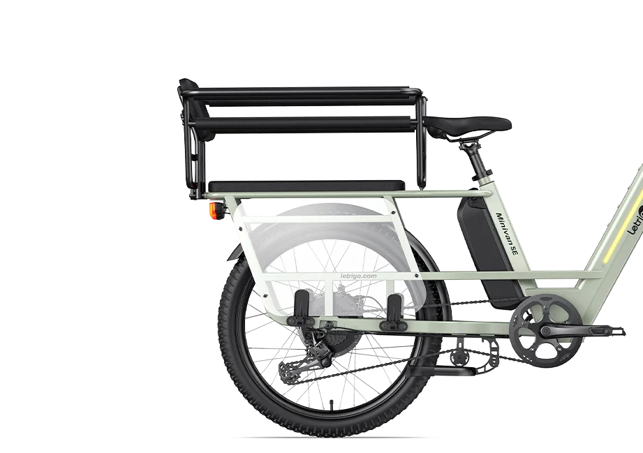 Quadra Island ebike Rental Two Seat Child Carrier