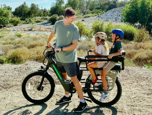 Quadra Island ebike Rental Two Seat Child Carrier