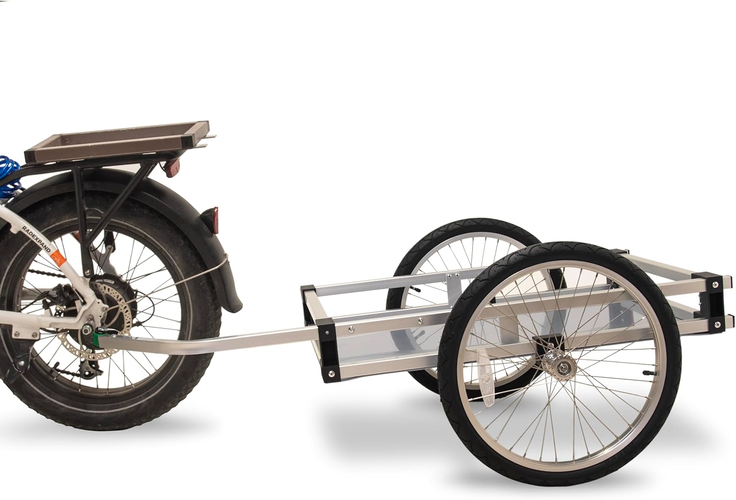 Quadra Island eBike Rental trailer for heading to the spit for a picnic