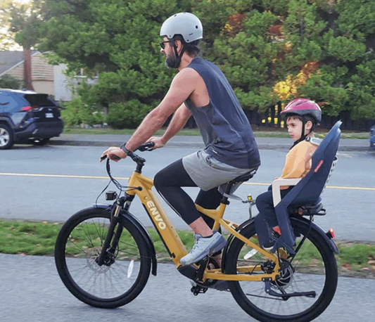 Quadra Island ebike Rental One Child Seat Carrier Thule Yepp 2 Maxi